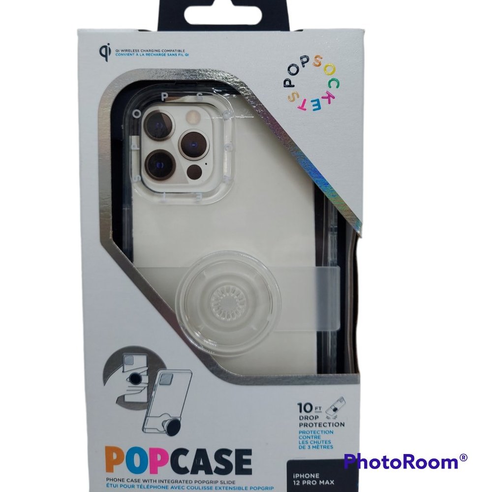 PopSockets Clear Phone Case for iPhone12 Pro Max NWOT